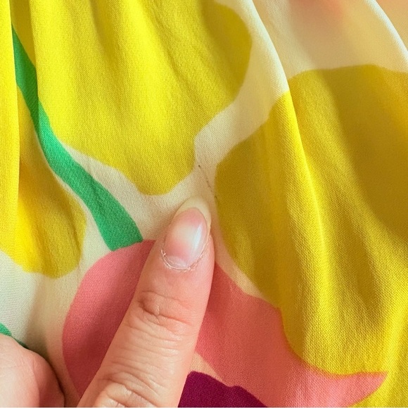 Shoshanna Tropical Print Silk Maxi Dress - Picture 11 of 13